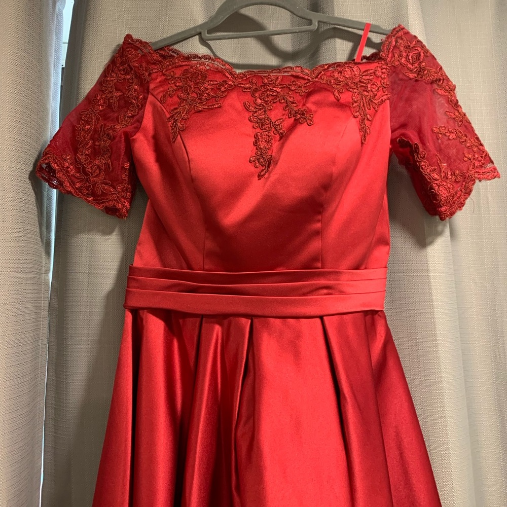 Red dress from grace karen. Size 0